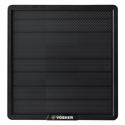 VOSKER V-PWRB Universal Solar Powered Power Bank Black Solar Panel 3400