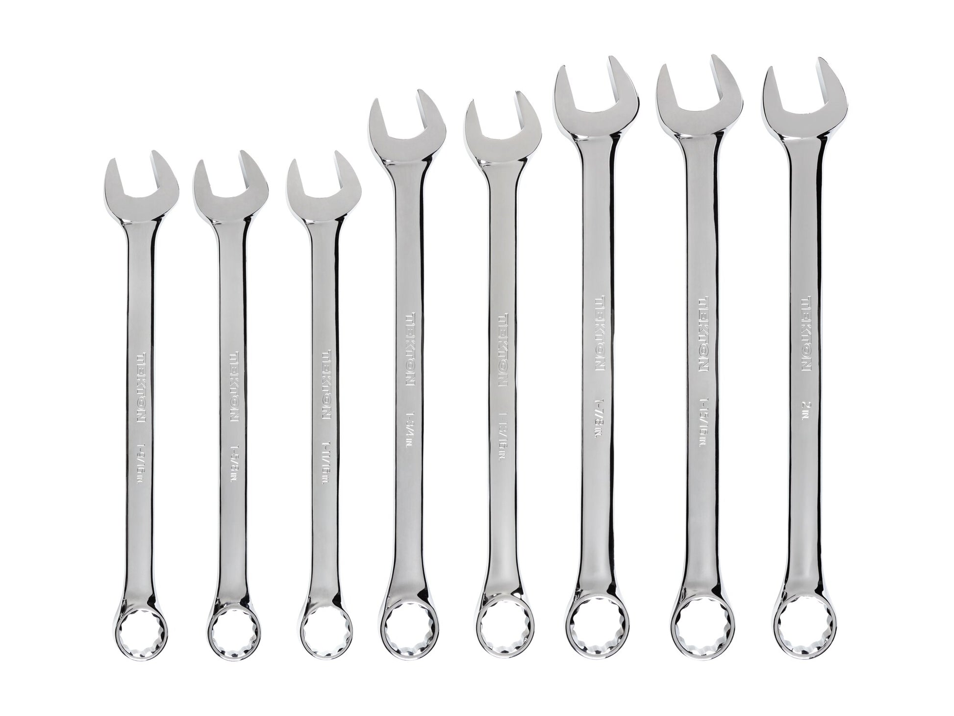TEKTON 8-Piece Set 12-point (Sae) Standard Combination Wrench WCB90101