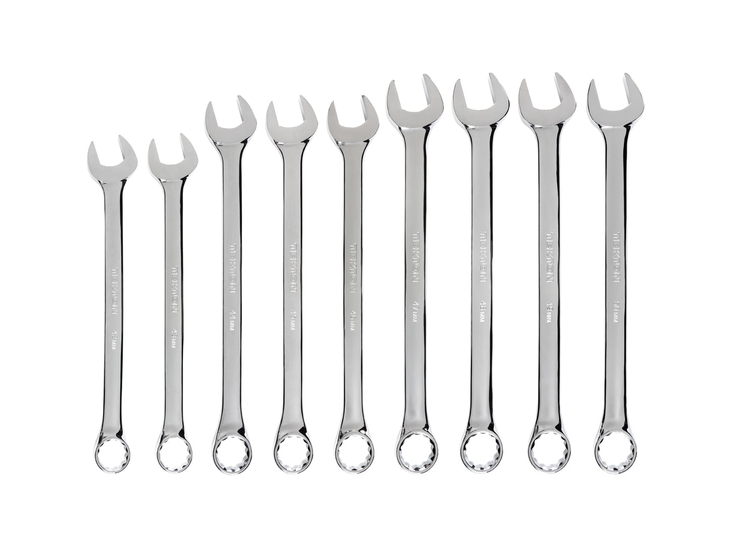 TEKTON 9-Piece Set 12-point Metric Combination Wrench WCB90201