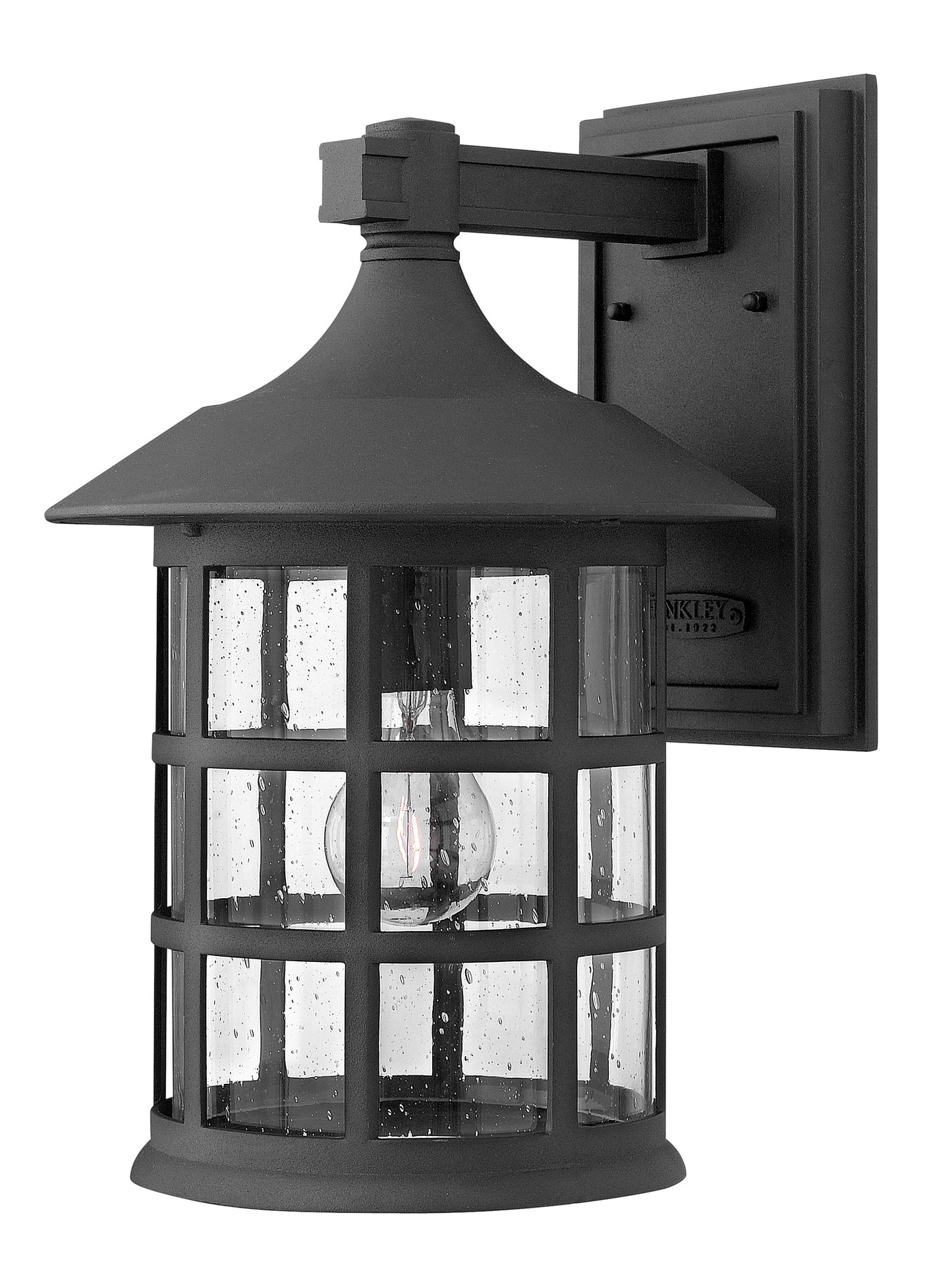 Hinkley Freeport 1 -Light 15.25-in H Black Hardwired Integrated LED Outdoor Wall Light 5366299