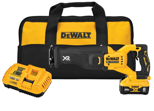 DEWALT XR POWERDETECT 20-volt Max Variable Brushless Cordless Reciprocating Saw (Charger Included and Battery Included)