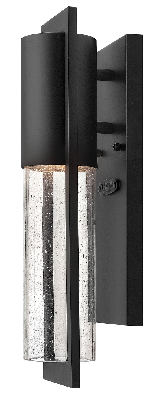 Hinkley Shelter 1 -Light 15.5-in H Black Hardwired Dark Sky Outdoor Wall Light 5395548