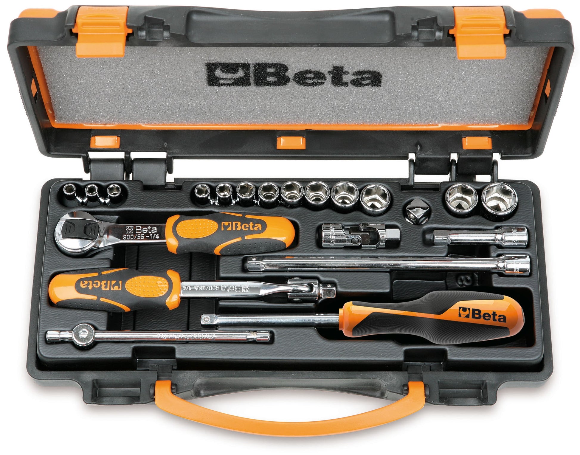 Beta 1/4-in Drive Metric Intermediate Socket Set (21-Pieces) 9000954