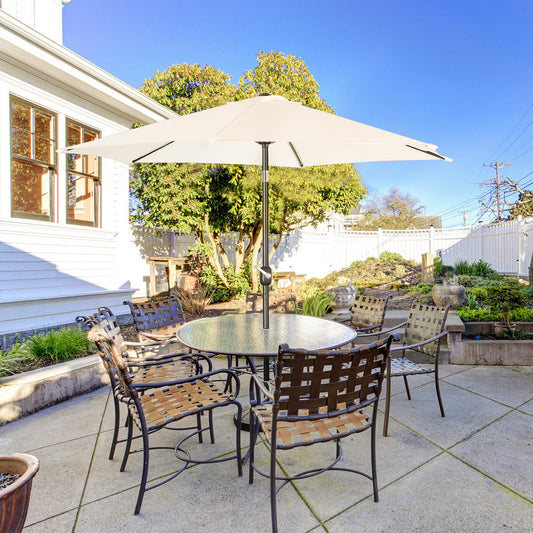 Unity 9.8-Feet Aluminum Market Patio Umbrella