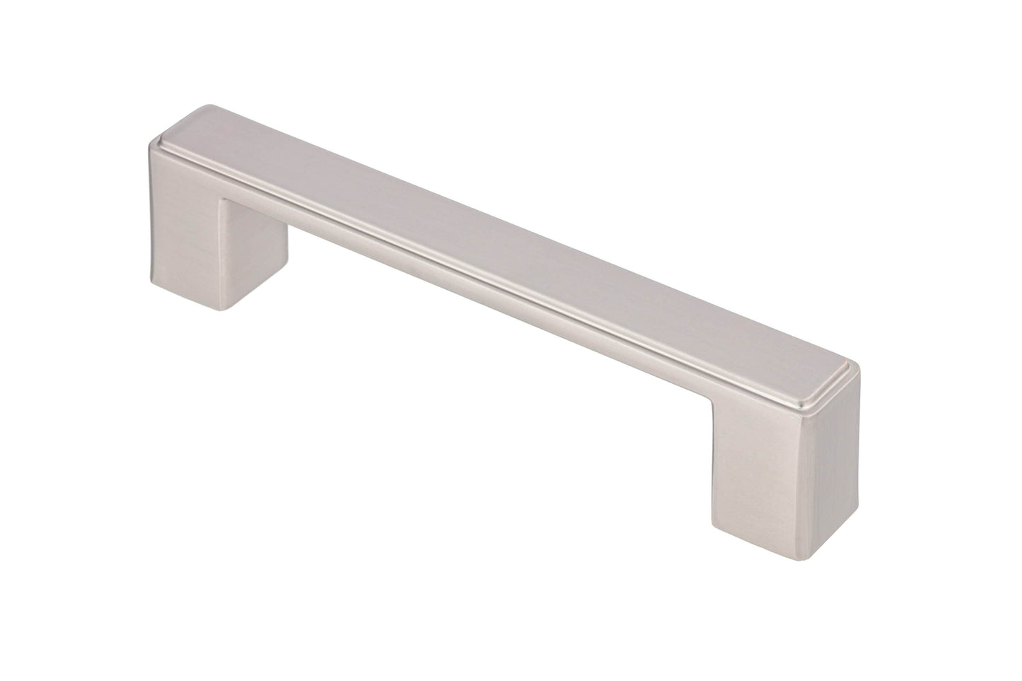 Kingsman Hardware Nepoli series 5-in (128Mm) Center to Center Brushed Nickel Rectangular Bar Drawer Pulls (50-Pack) NEPOLI-5-50