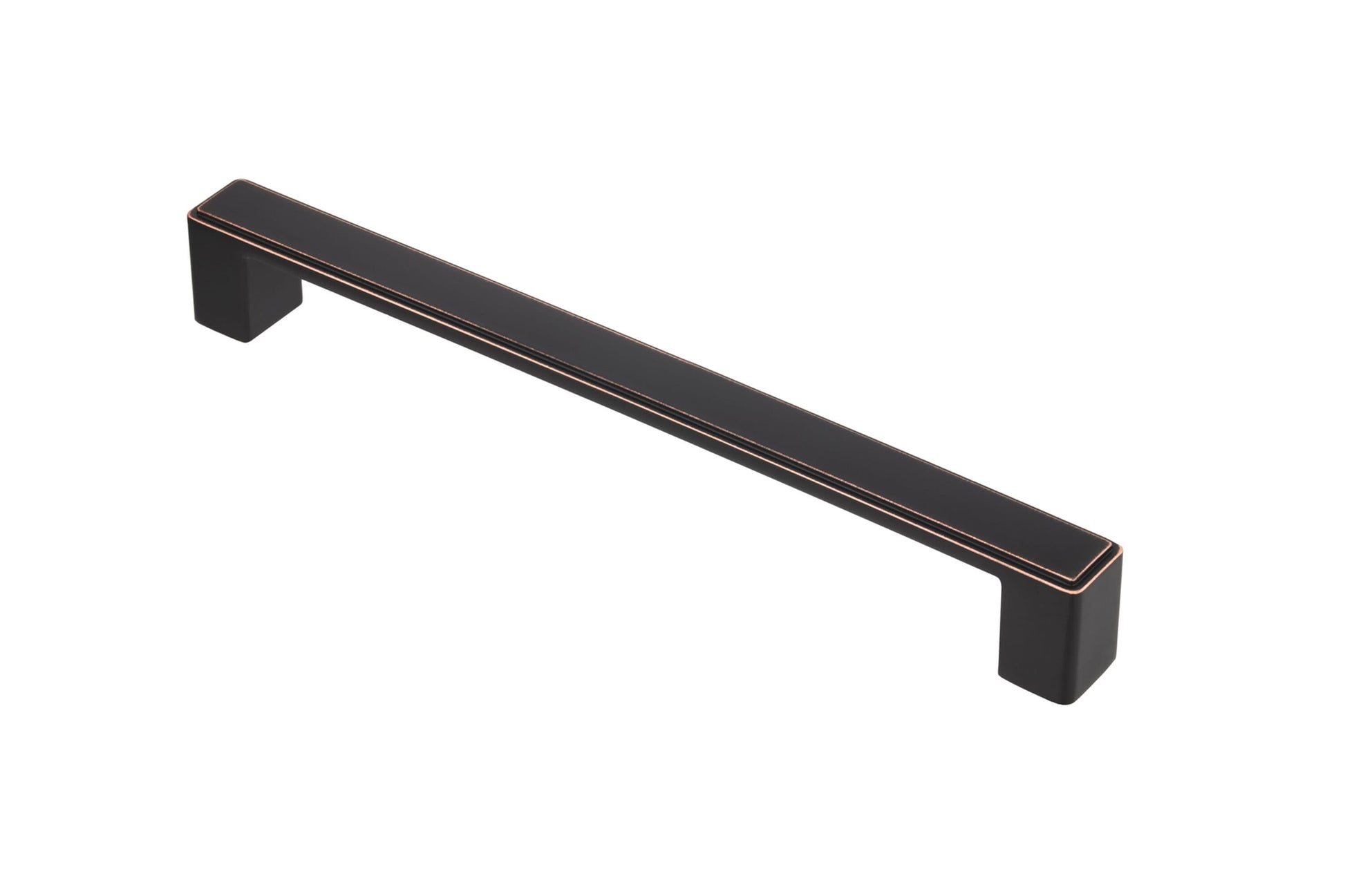 Kingsman Hardware Nepoli series 7-1/2-in (192Mm) Center to Center Oil Rubbed Bronze Rectangular Bar Drawer Pulls (20-Pack) NEPOLI-8-20ORB