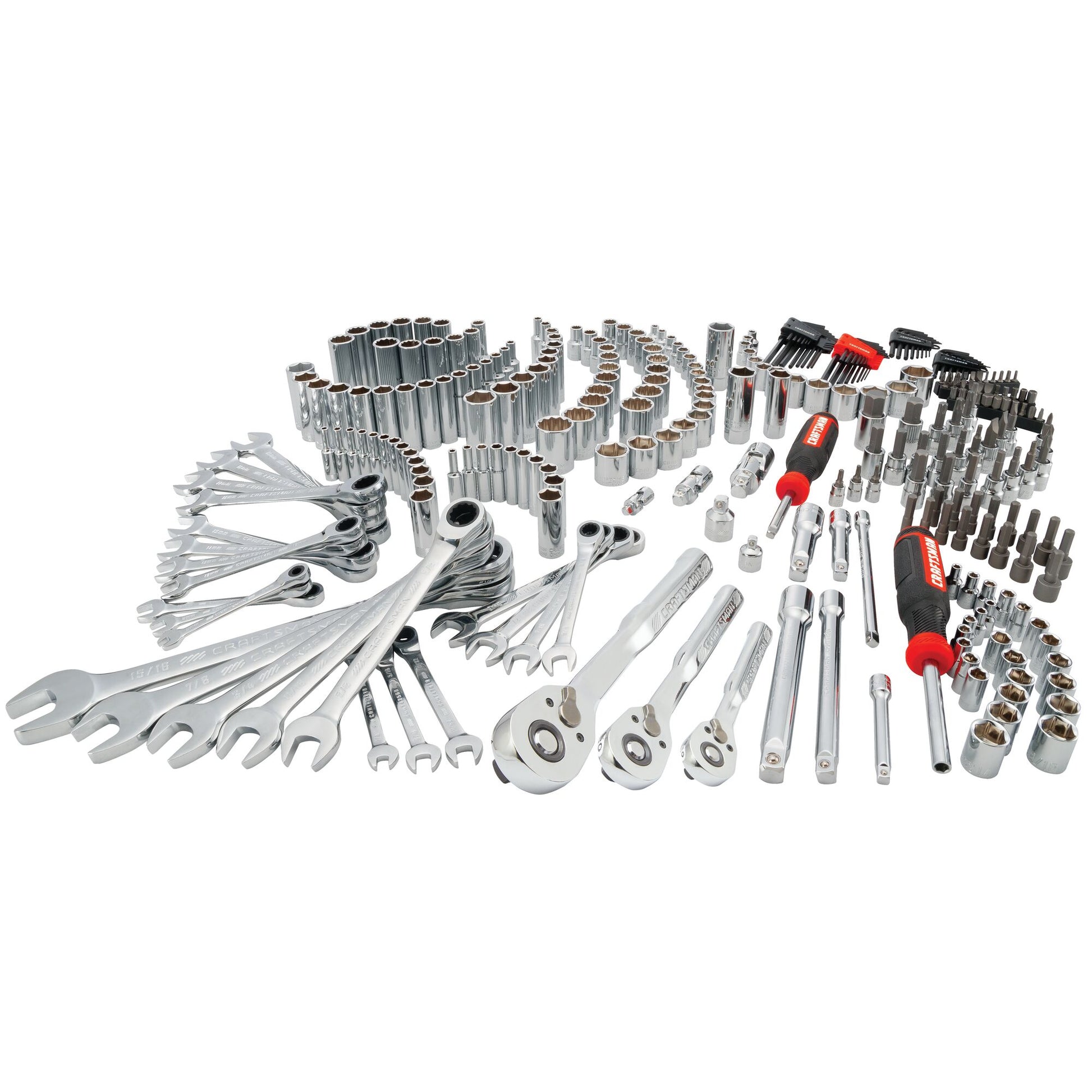 CRAFTSMAN 298 -Piece Standard (SAE) and Metric Mechanics Tool Set (no case)