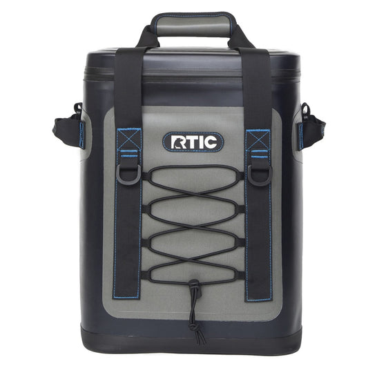 RTIC Outdoors Blue/Grey 20 Cans Insulated Backpack Cooler 14091