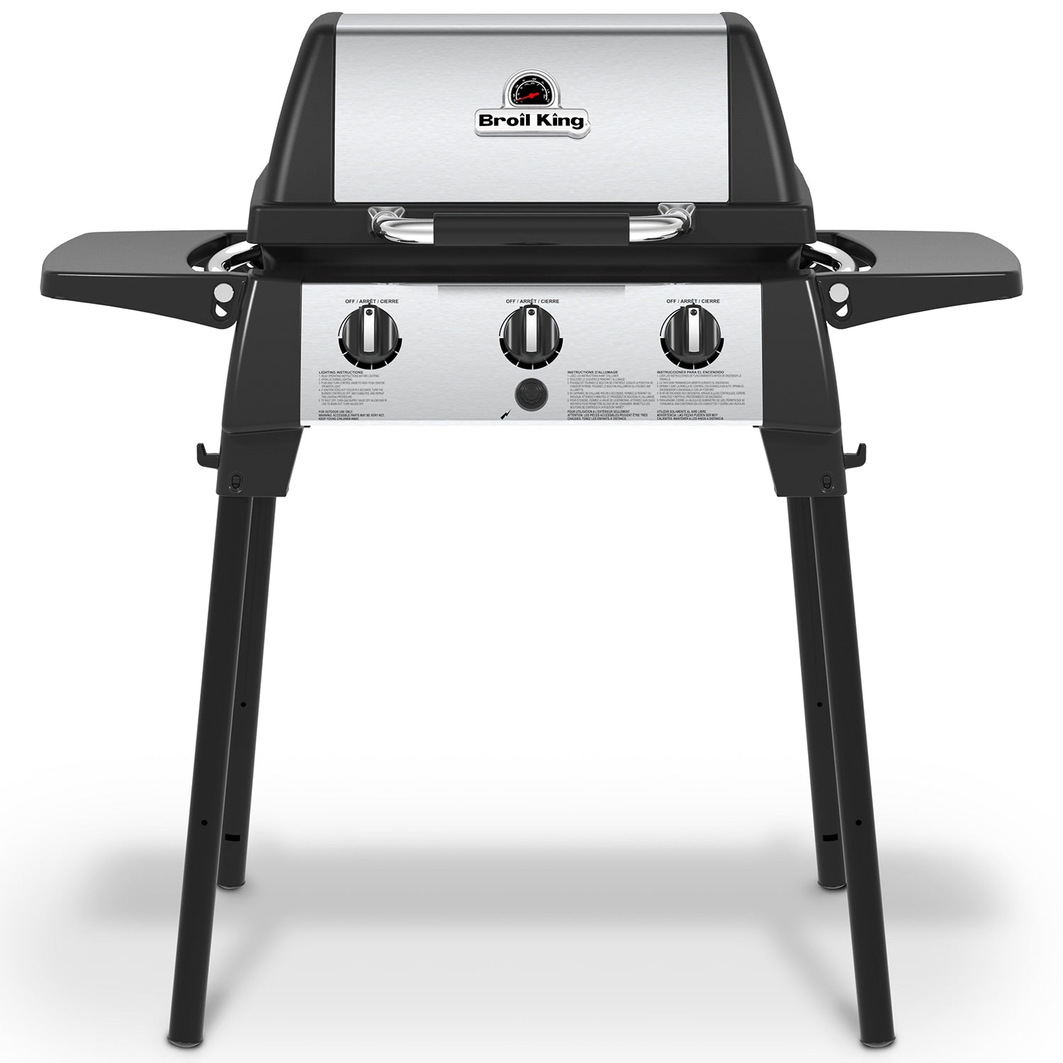 Broil King Porta-Chef 320 430-Sq in Black/Stainless Steel Portable Liquid Propane Grill 952654