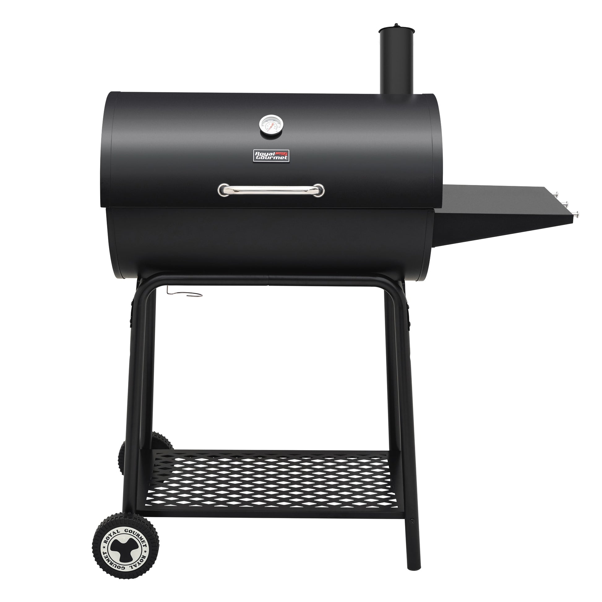 Royal Gourmet 27-in W Black Barrel Charcoal Grill CC1830