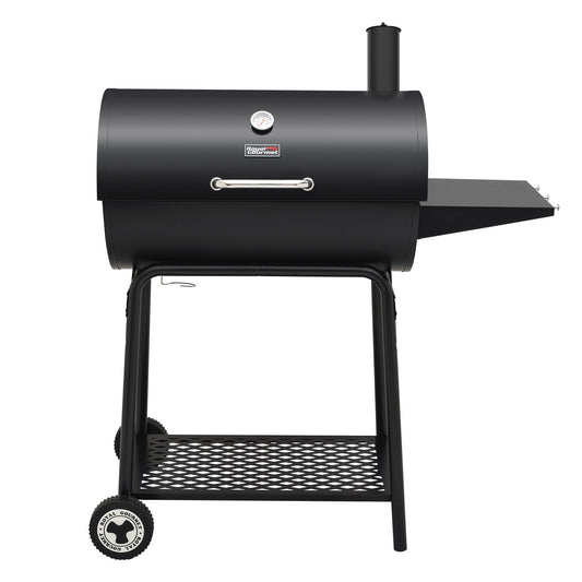 Royal Gourmet 27-in W Black Barrel Charcoal Grill CC1830