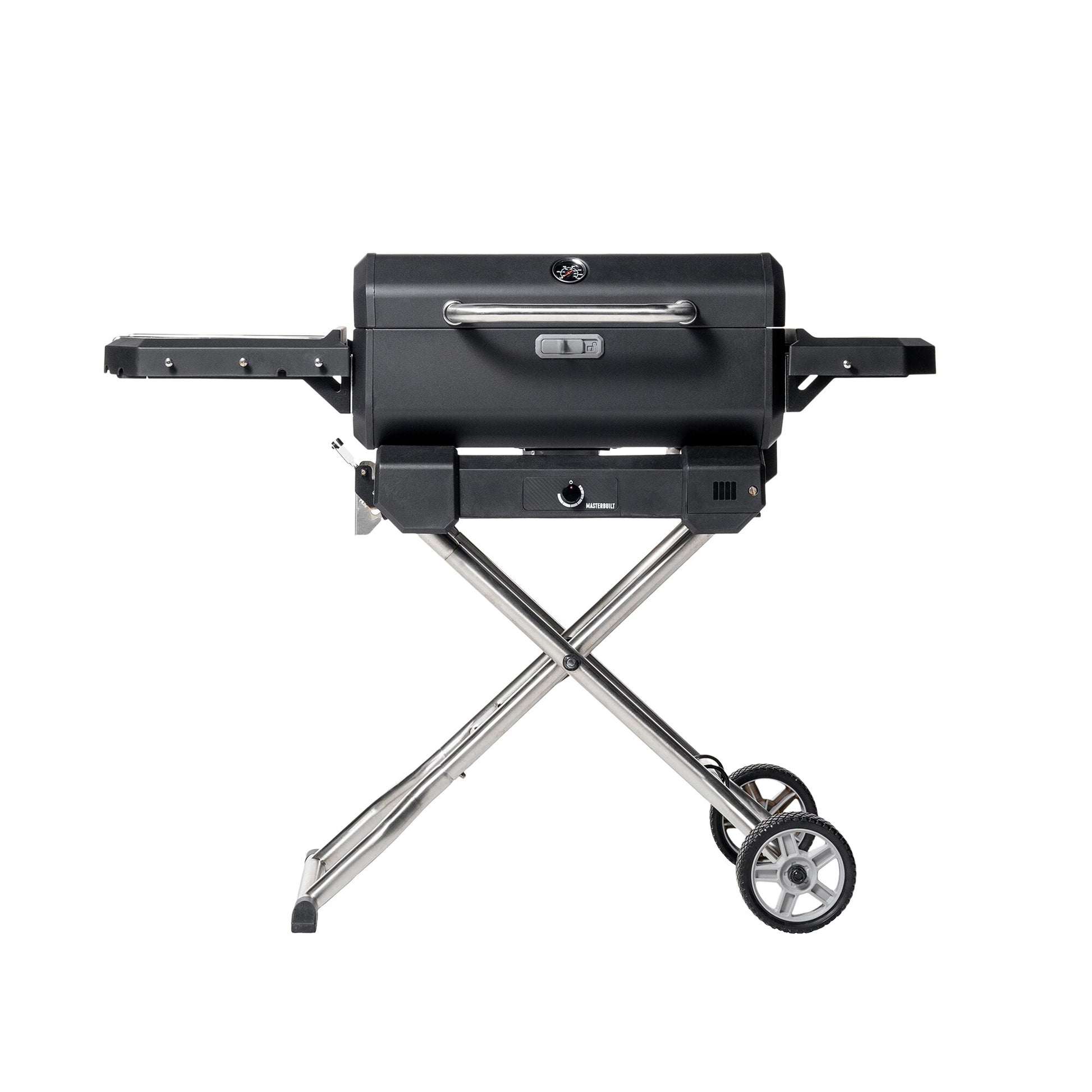 Masterbuilt 200-Sq in Black, Analog Temperature Control Smoker and Portable Charcoal Grill MB20040722