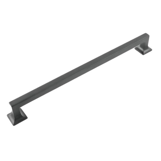 Hickory Hardware Studio 12-in (305Mm) Center to Center Matte Black Rectangular Handle Drawer Pulls (5-Pack) P3027-MB-5B
