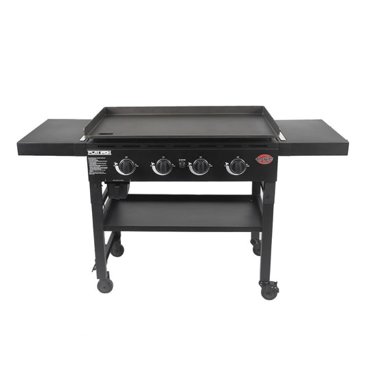 Char-Griller Flat Iron 4-Burner Liquid Propane Flat Top Grill E8936