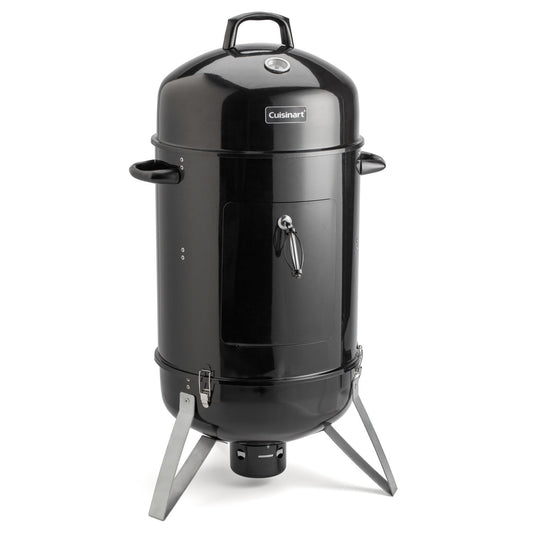 Cuisinart Charcoal Smoker 510-Sq in Black Vertical Charcoal Smoker COS-118