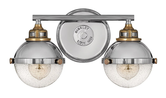Hinkley Fletcher 16-in 2 -Light Polished Nickel Traditional Vanity light 5663232