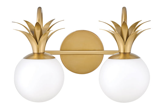 Hinkley Palma 14.75-in 2 -Light Antique Gold Transitional Vanity light 5663083