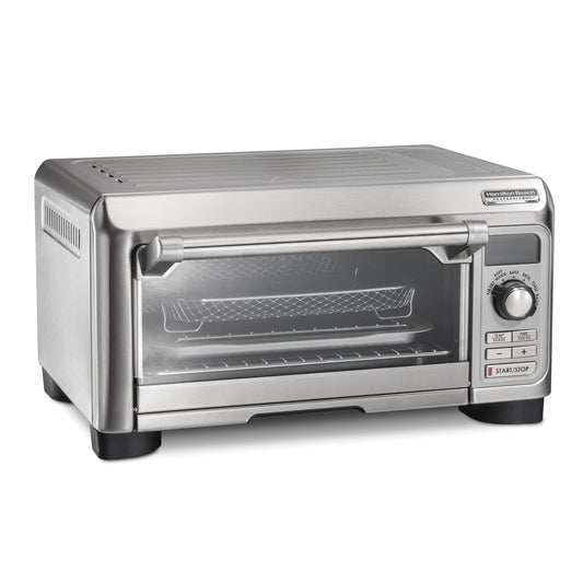 Hamilton Beach Professional 4-Slice Stainless Steel Convection Toaster Oven Automatic Shut-off (1500-Watt) 31241