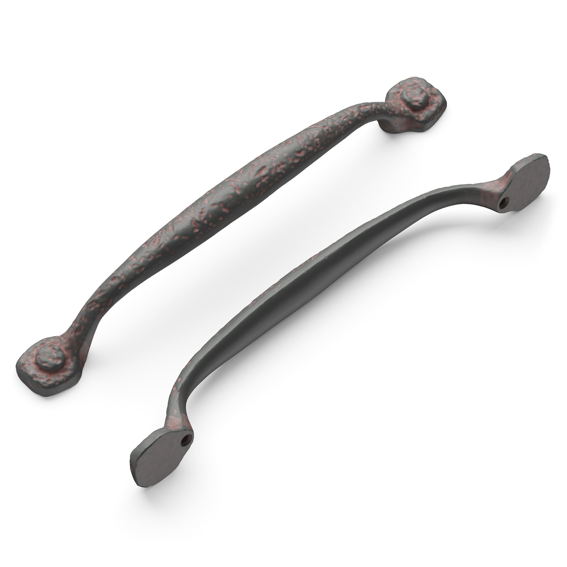 Hickory Hardware Refined Rustic 6-5/16-in (160Mm) Center to Center Rustic Iron Arch Handle Drawer Pulls (10-Pack) P2997-RI-10B