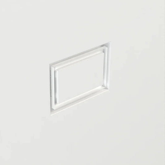Aria Vent 14-in x 10-in 1-way Steel Satin White Sidewall/Ceiling Register DWALL10X14SWH-HP
