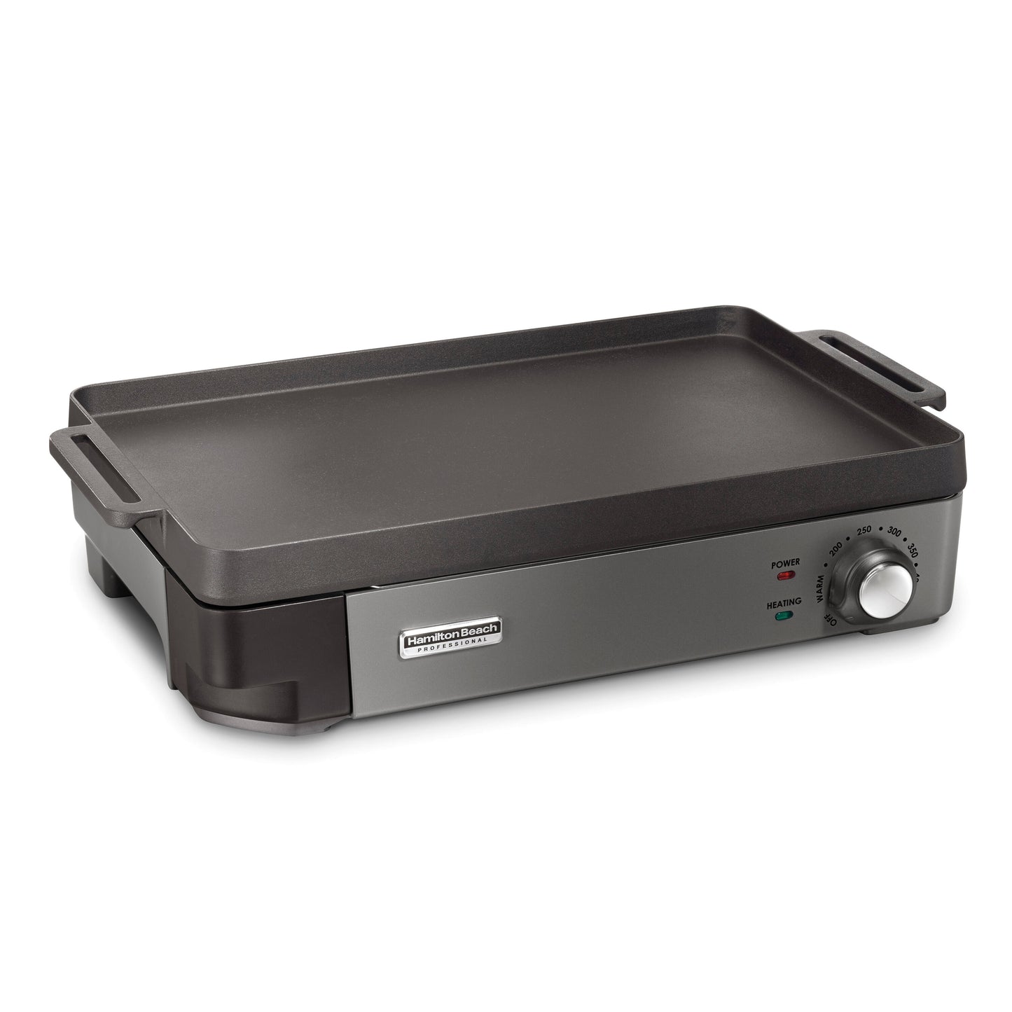 Hamilton Beach Professional 16-in x 10-in Non-Stick Black Electric Griddle with Removable Drip Tray (1800-Watt) 38560