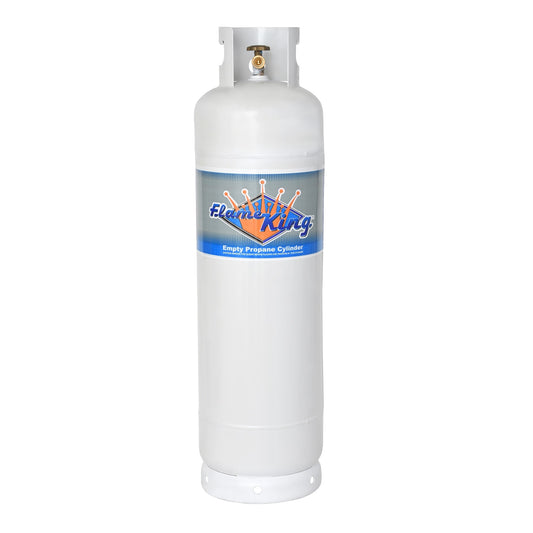 Flame King 60LB Empty Refillable LP Cylinder with POL Valve Steel Propane Tank YSN60LB