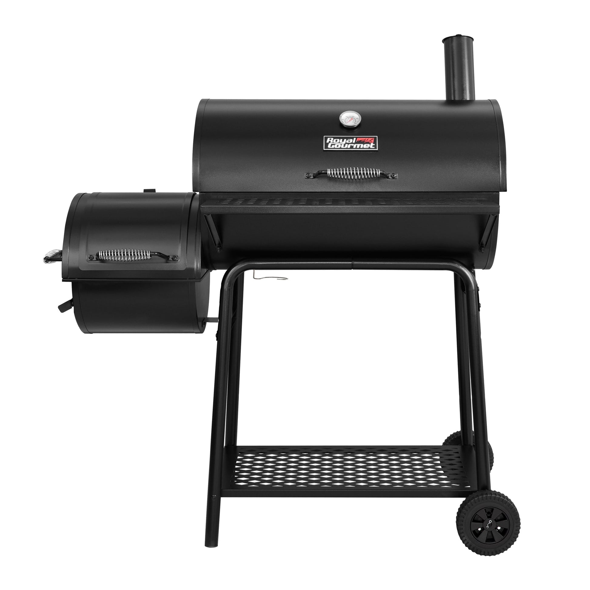 Royal Gourmet 26.7-in W Black Barrel Charcoal Grill CC1830FB