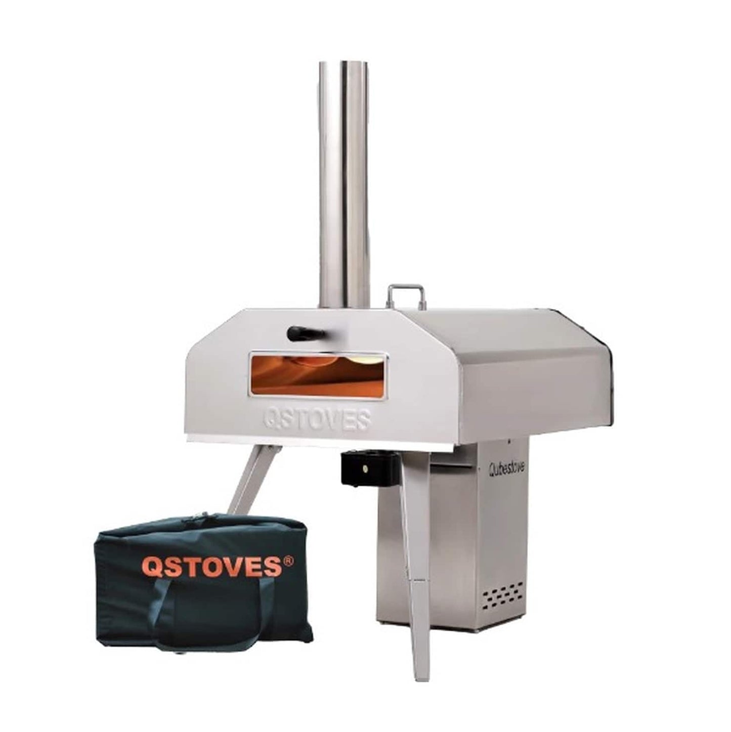 QStoves Qubestove 16.5in Outdoor Pizza Oven with Gas Burner Q16G