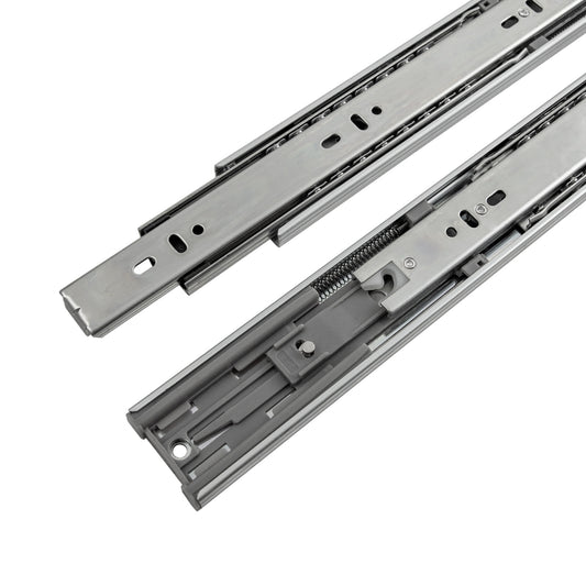 Hickory Hardware 18-in Full Extension Soft Close Side Mount 100-lb Load Capacity Silver Drawer Slide (5-Pieces) P1055/18-2C-5B