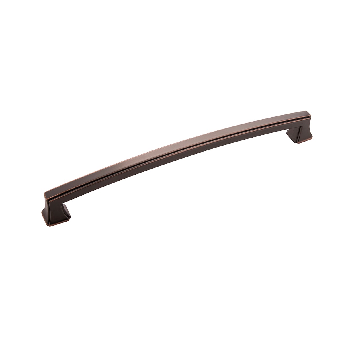Hickory Hardware Bridges 8-13/16-in (224Mm) Center to Center Oil-Rubbed Bronze Highlighted Rectangular Handle Drawer Pulls (5-Pack) P3237-OBH-5B