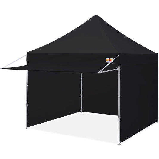 ABCCANOPY 10-ft x 10-ft Square Black Pop-up canopy