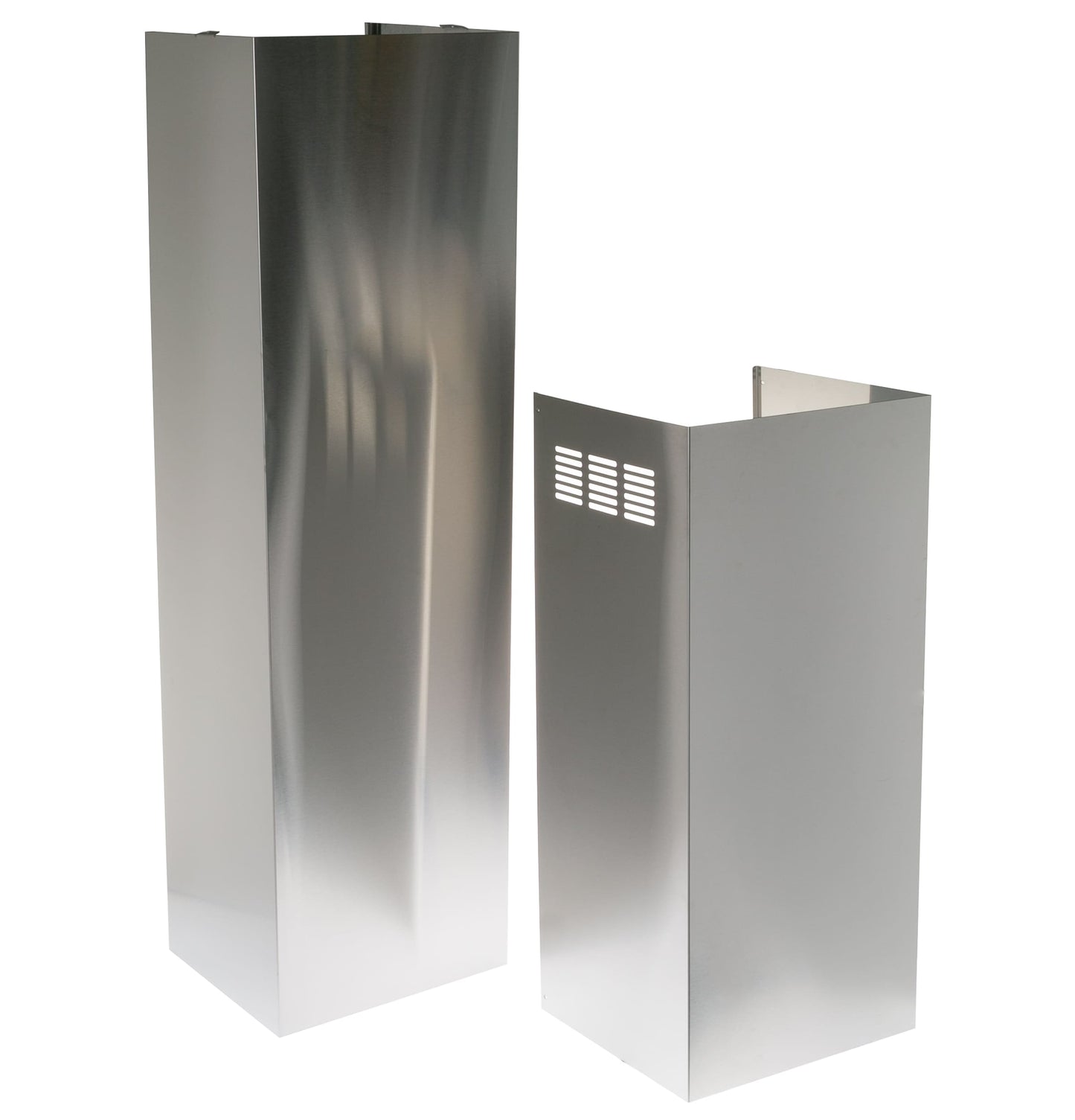GE Profile Wall-Mounted range hood Flue cover 2 -Pack Stainless Steel