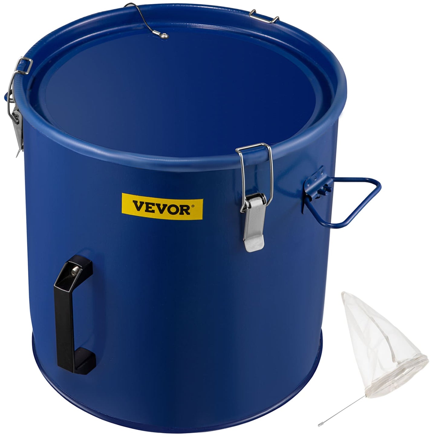 VEVOR Fryer Grease Bucket 10 Gal Steel Deep Fryer Filter for Deep Fryer LYTLS10GAL6QWSOMYV0