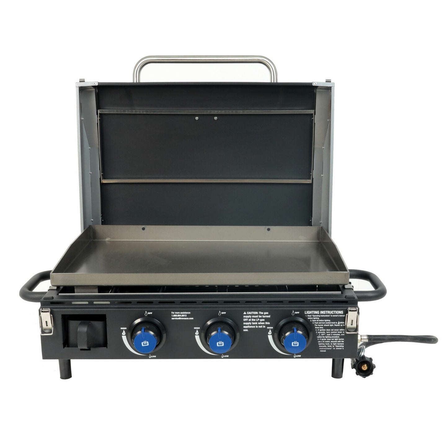 Razor 723.14-Sq in Black Portable Liquid Propane Grill 262920