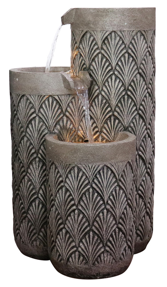 Hi-Line Gift 25.85-in H Resin Water Outdoor Fountain Statue Pump Included