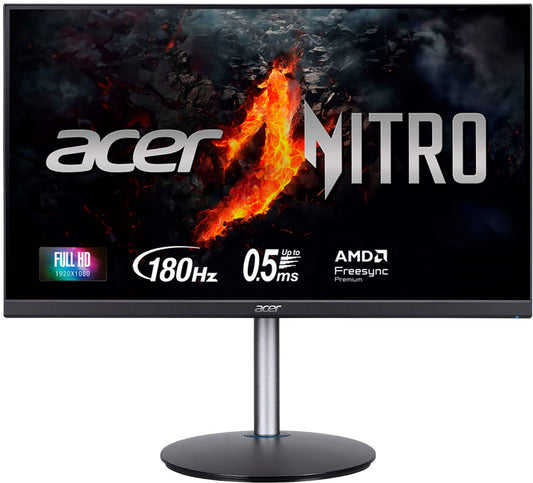Acer - Nitro XF243Y 23.8" IPS LCD 180Hz FreeSync Monitor (HDMI, DP) - Black