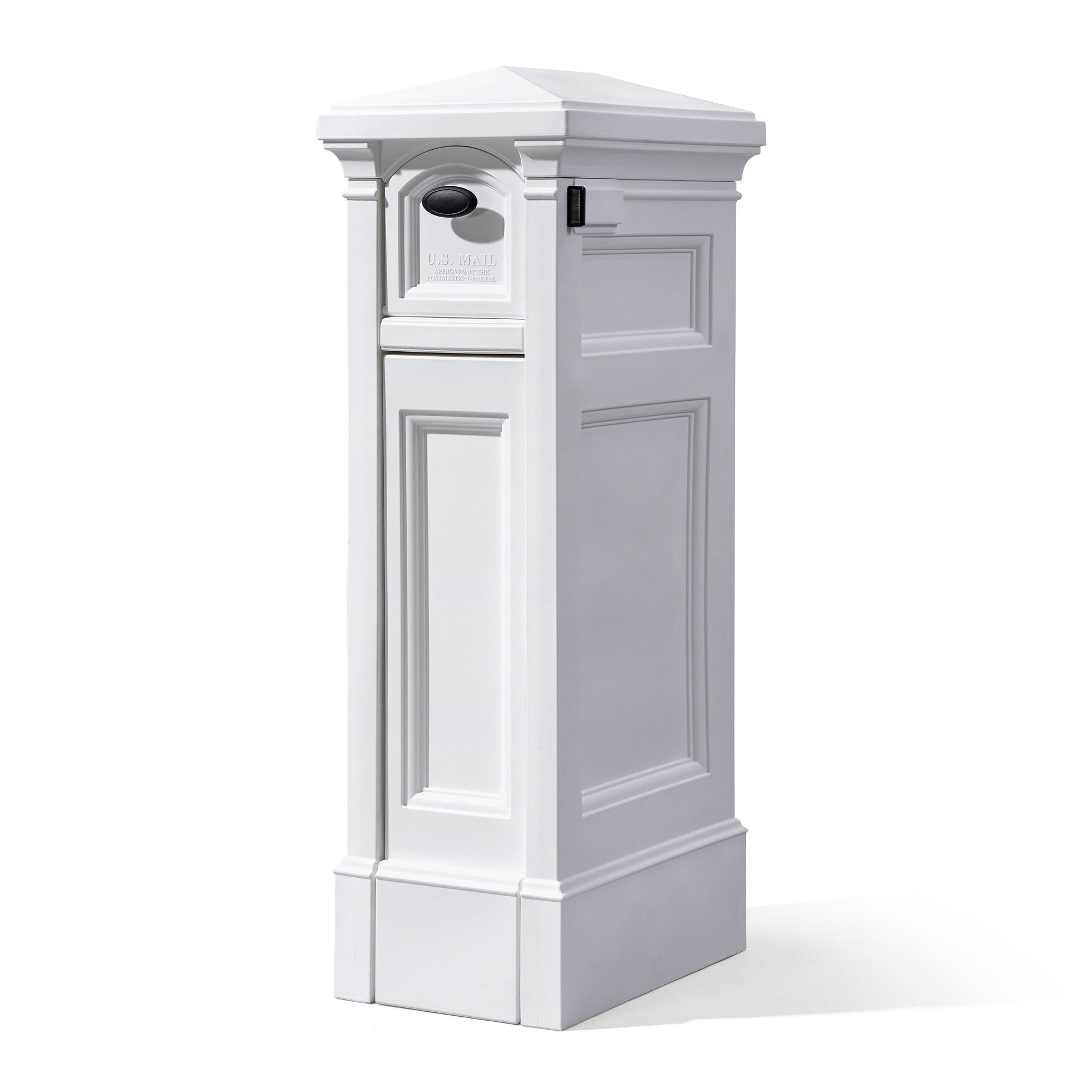 Step2 Post Mount White Plastic Extra Large Lockable Mailbox 500599