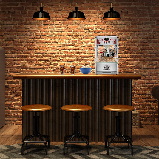 Superior Popcorn Company 1 Cup Stainless Steel Oil Countertop Popcorn Machine 128391XJE