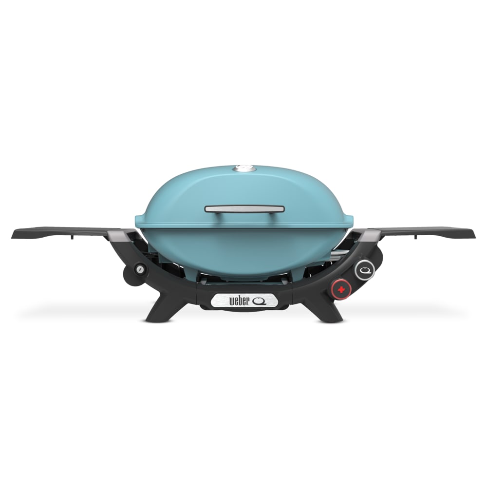 Weber Q2800N+ 320-Sq in Sky Blue Portable Liquid Propane Grill 1500379