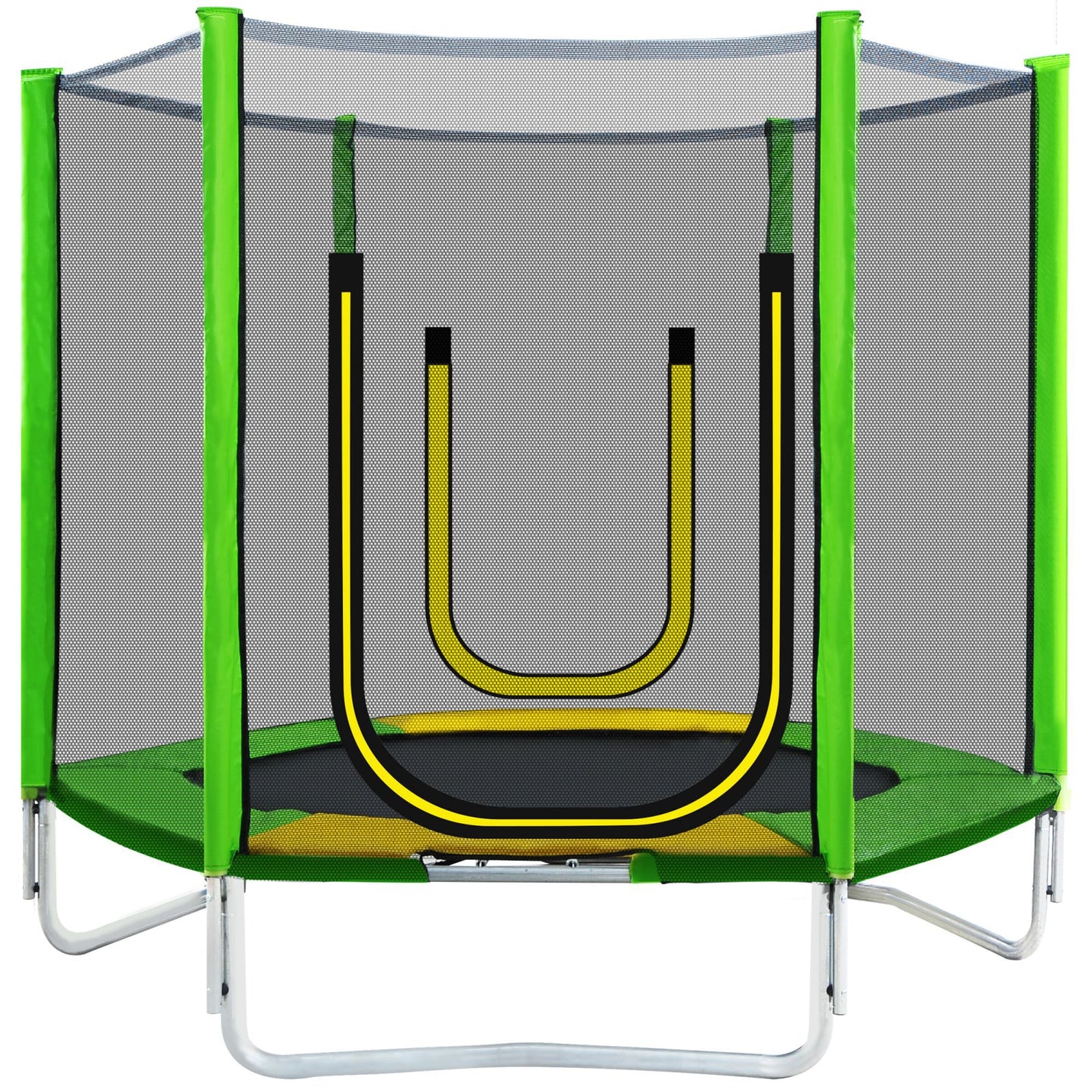 Miki Shinly Trampoline 7-ft Round Kids in Green