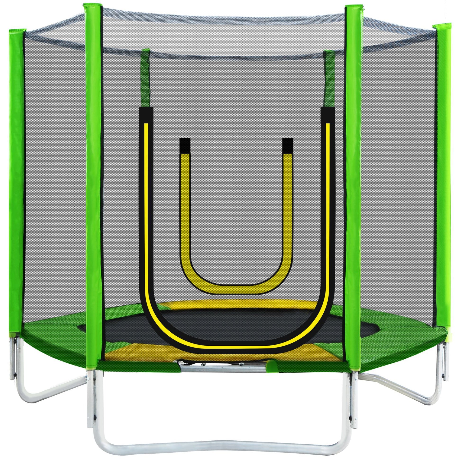 Miki Shinly Trampoline 7-ft Round Kids in Green