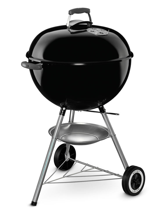 Weber Original Kettle 22-in W Black Kettle Charcoal Grill 741001