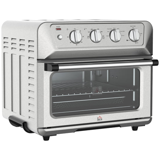 Maocao Hoom 4-Slice Silver Toaster Oven with Rotisserie and Automatic Shut-Off (1800-Watt) BHIMMFV