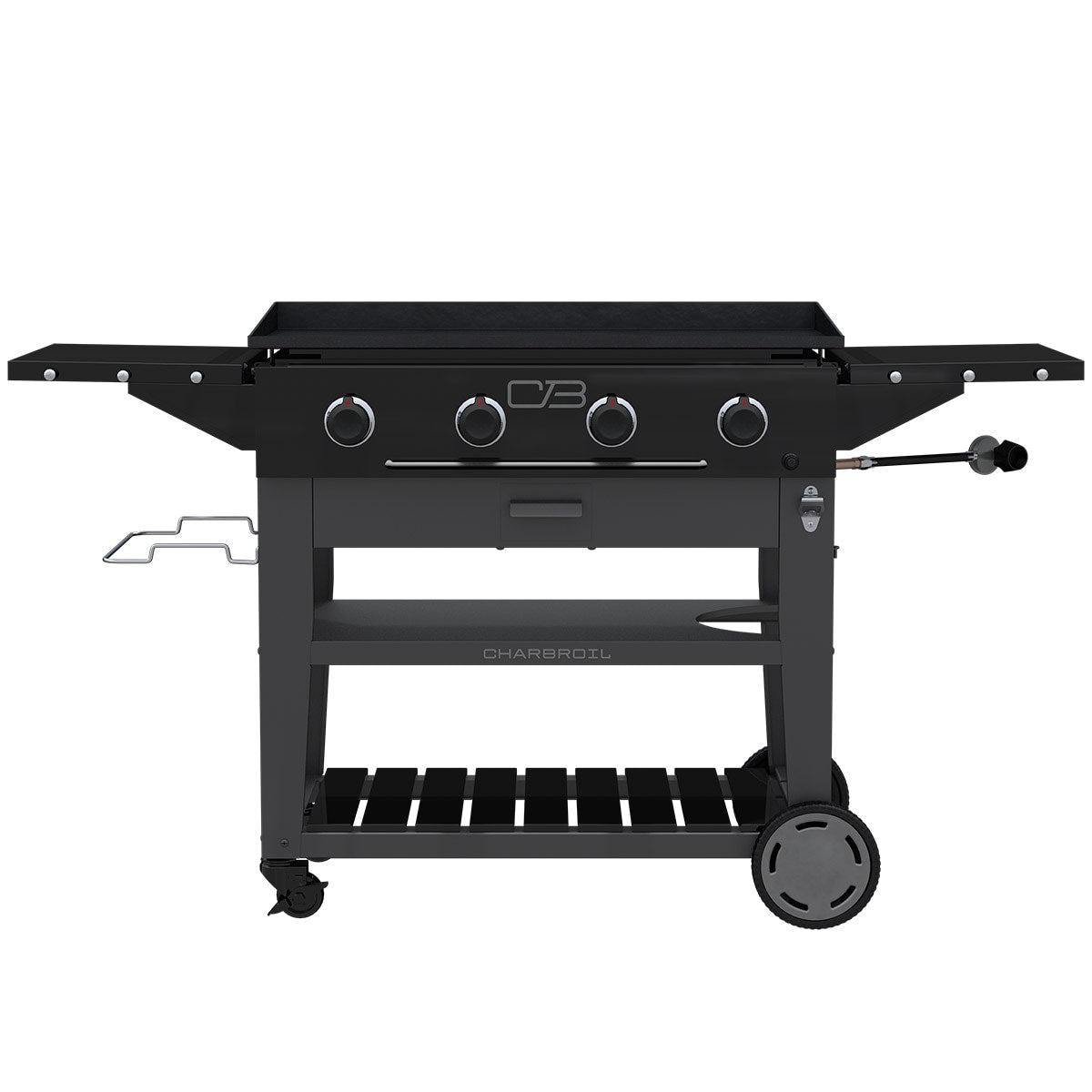 Char-Broil 36-in Performance Griddle 4-Burner Liquid Propane Flat Top Grill 463259124