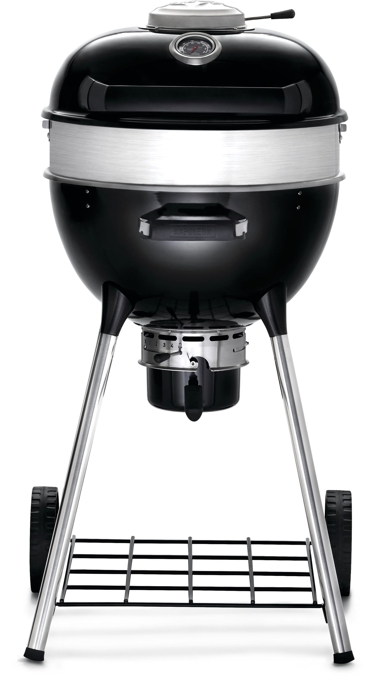 NAPOLEON PRO18 Leg Model 17.5-in W Black/Porcelain Kettle Charcoal Grill PRO18K-LEG-3