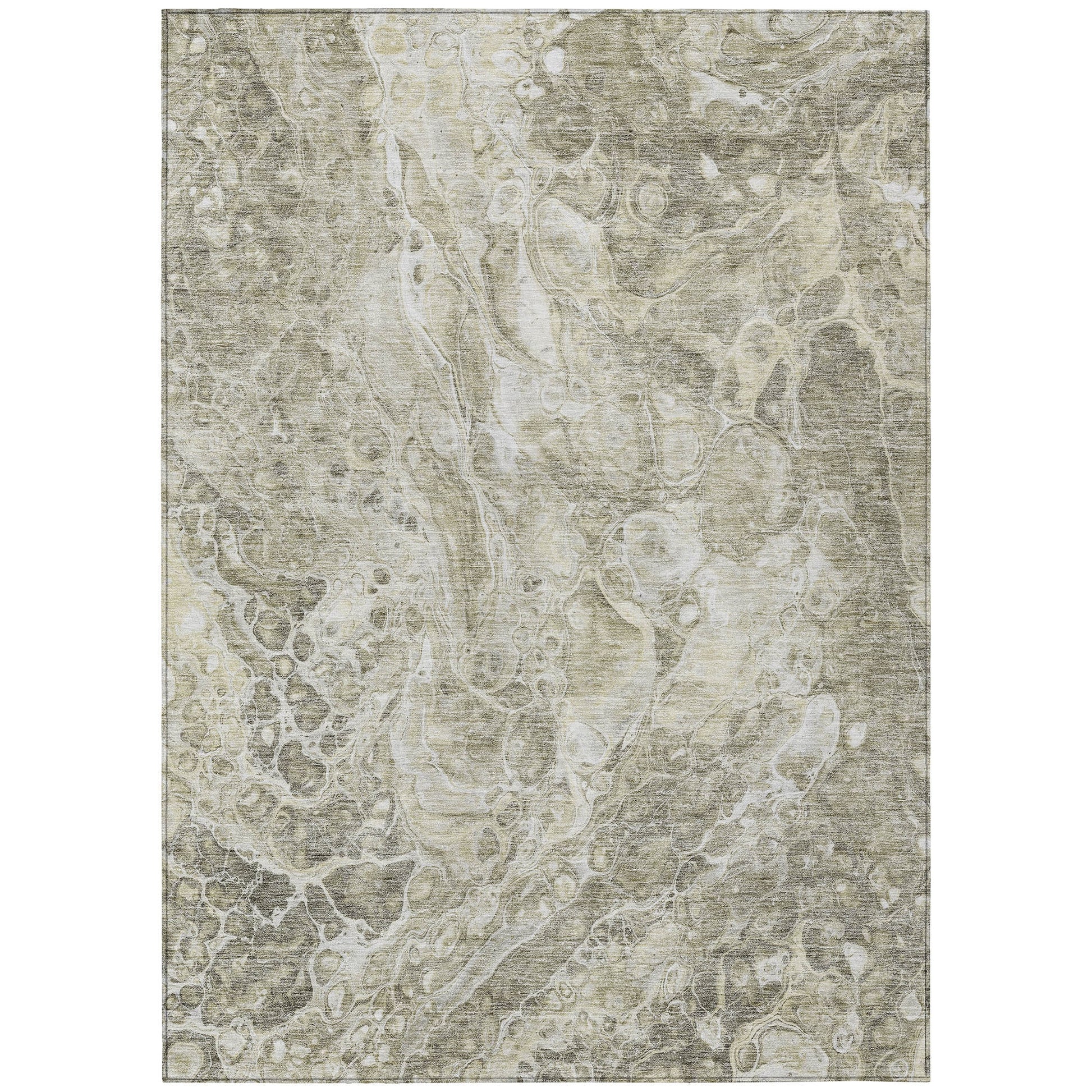 Addison Rugs Chantille ACN670TA 8 x 10 (ft) Tan Rectangular Indoor/Outdoor Geometric Machine washable Area rug