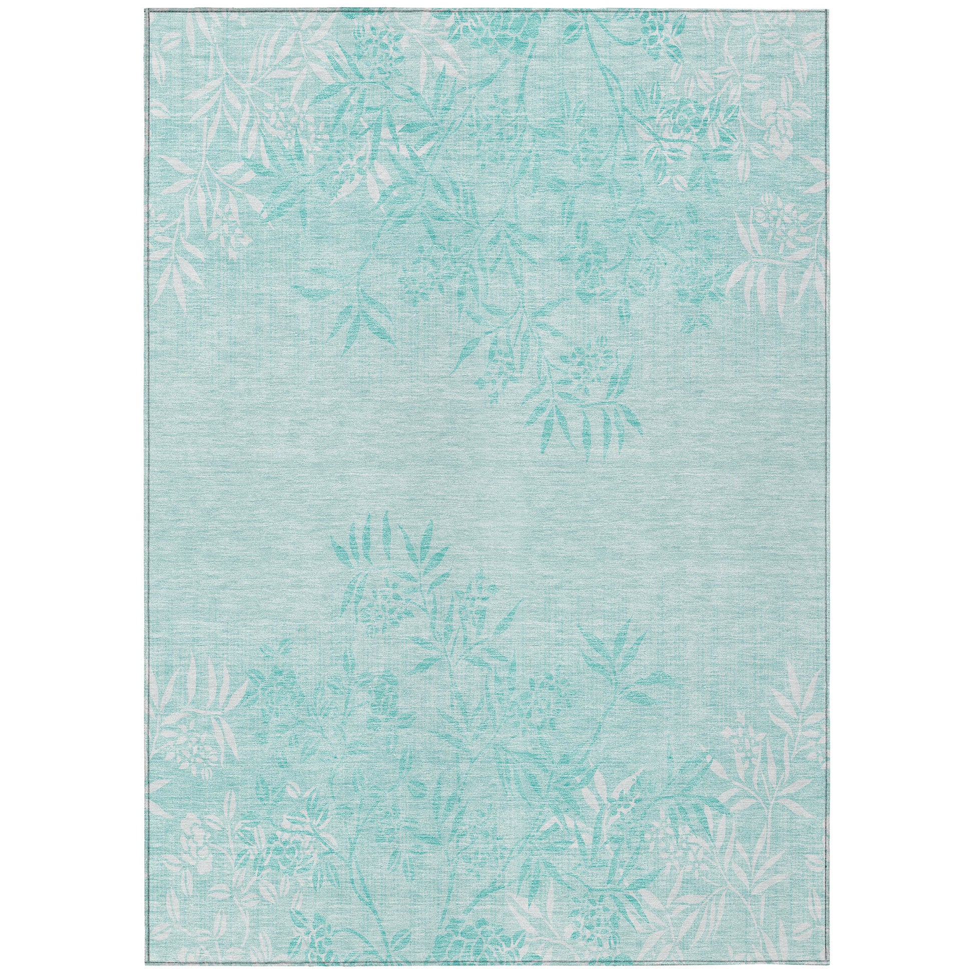 Addison Rugs Chantille ACN673TE 9 x 12 (ft) Teal Rectangular Indoor/Outdoor Geometric Machine washable Area rug