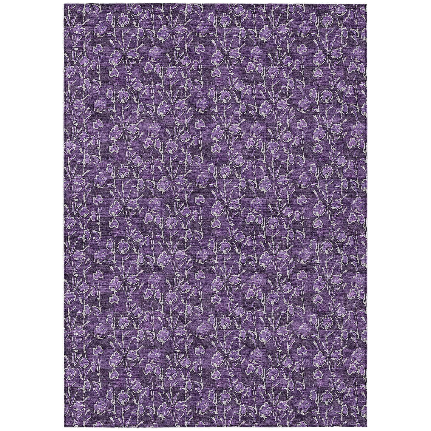Addison Rugs Chantille ACN692PP 8 x 10 (ft) Purple Rectangular Indoor/Outdoor Geometric Machine washable Area rug