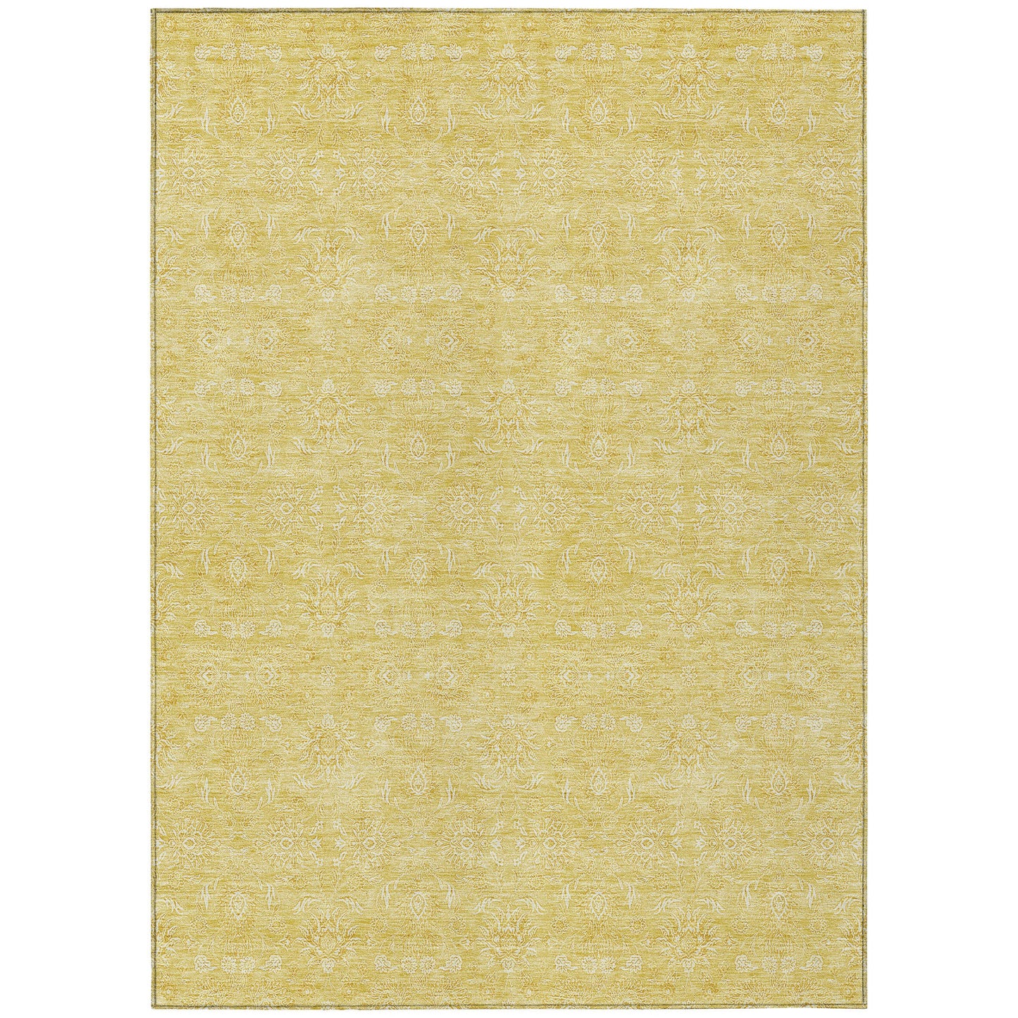 Addison Rugs Chantille ACN703HY 9 x 12 (ft) Honey Rectangular Indoor/Outdoor Geometric Machine washable Area rug