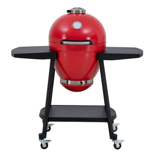 Sunjoy 246.21-Sq in Red Portable Charcoal Grill A504002322